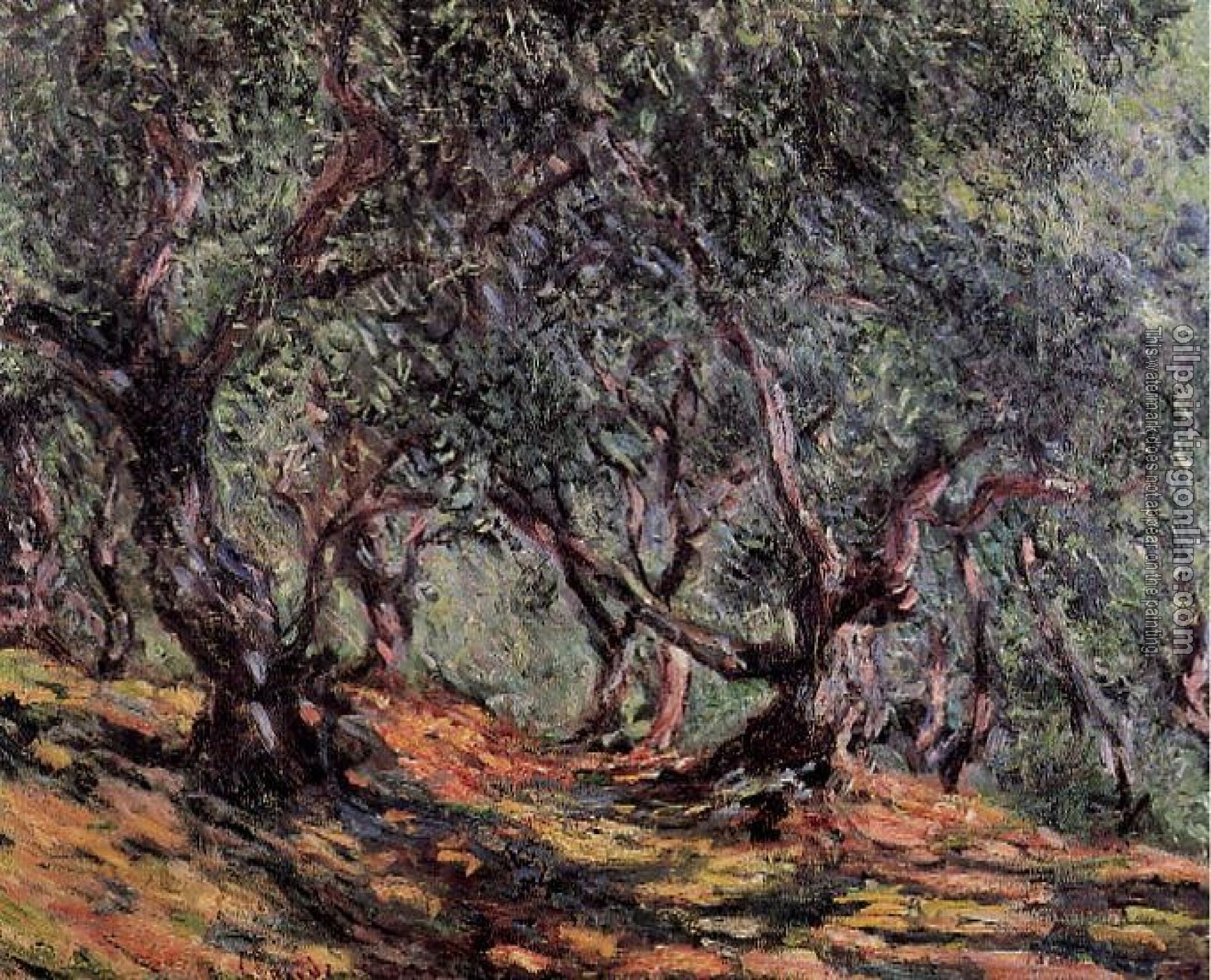 Monet, Claude Oscar - Olive Trees in Bordighera